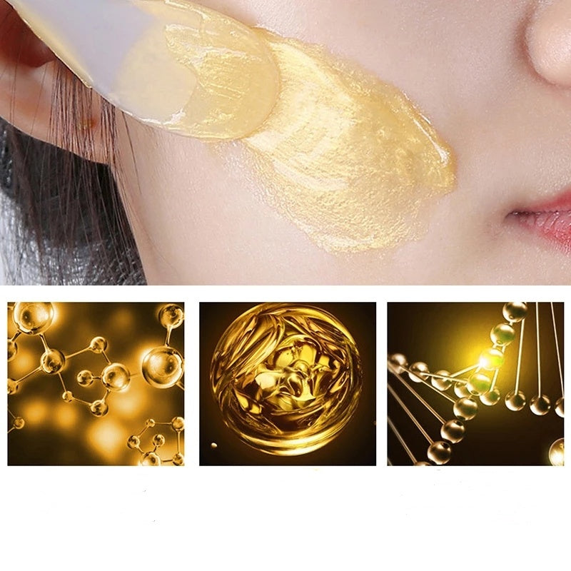 Gold Foil Snail Tear-Off Mask – Hydrating & Rejuvenating