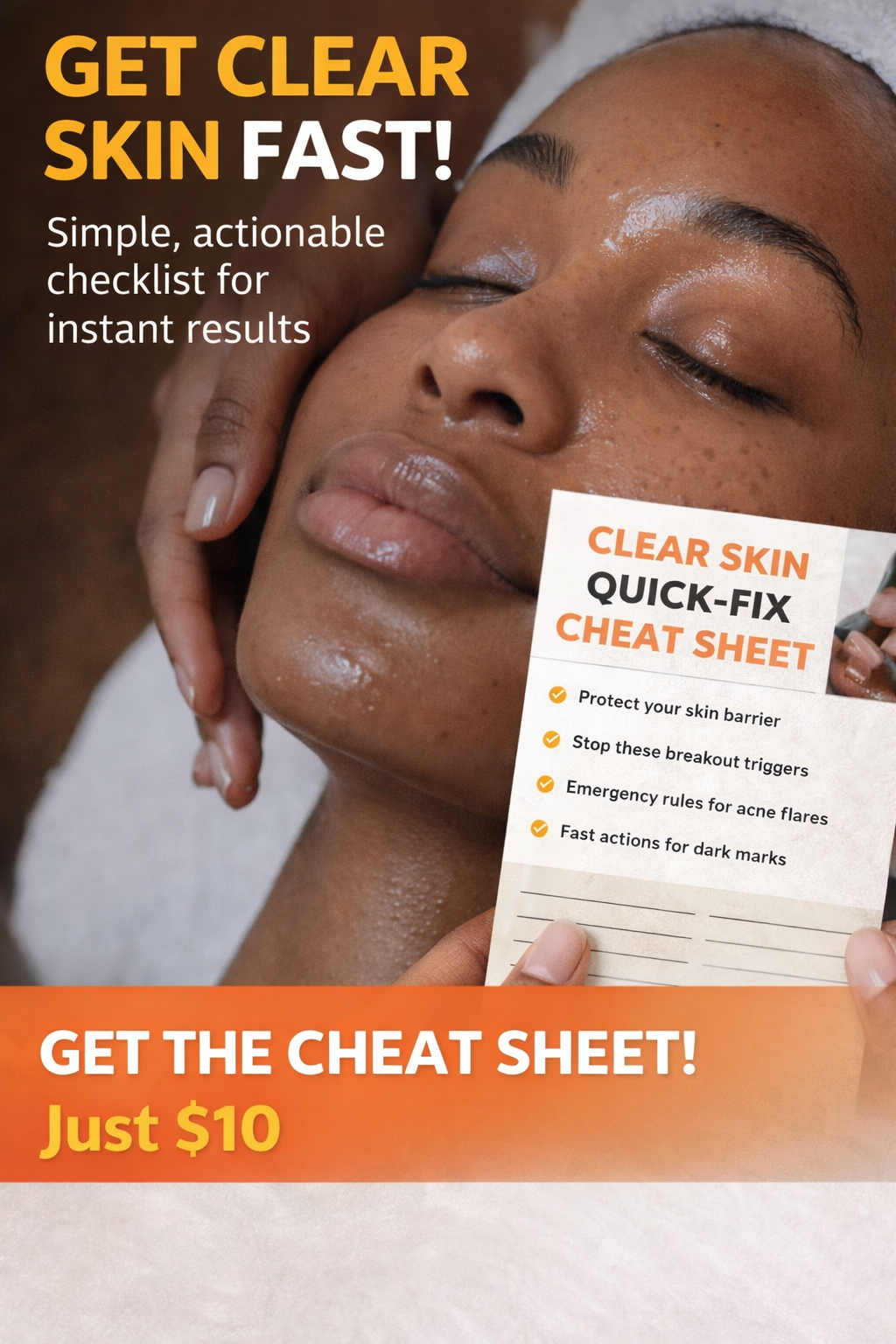 Clear Skin In 7 Days - Cheat Sheet