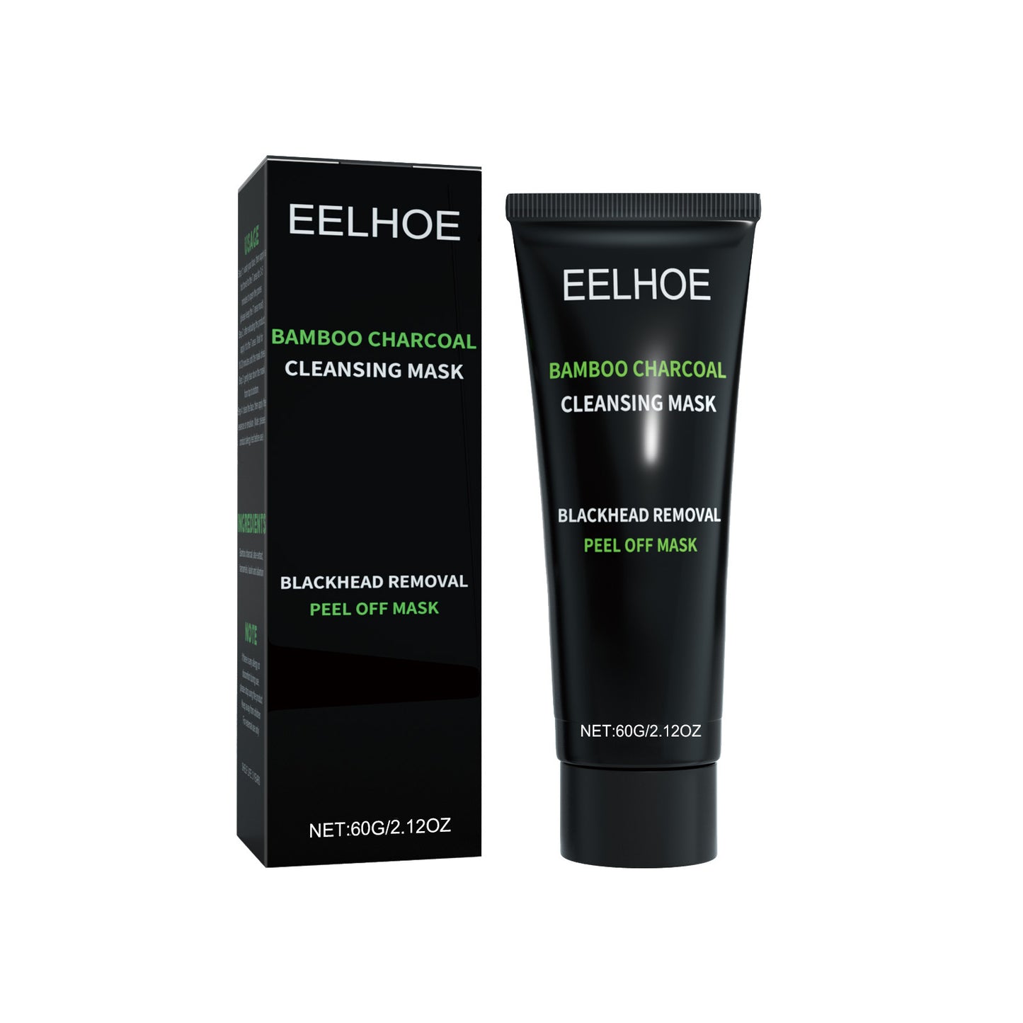 Bamboo Charcoal Blackhead Removal Peel-Off Mask For Deep Pore Cleansing And T-Zone Oil Control