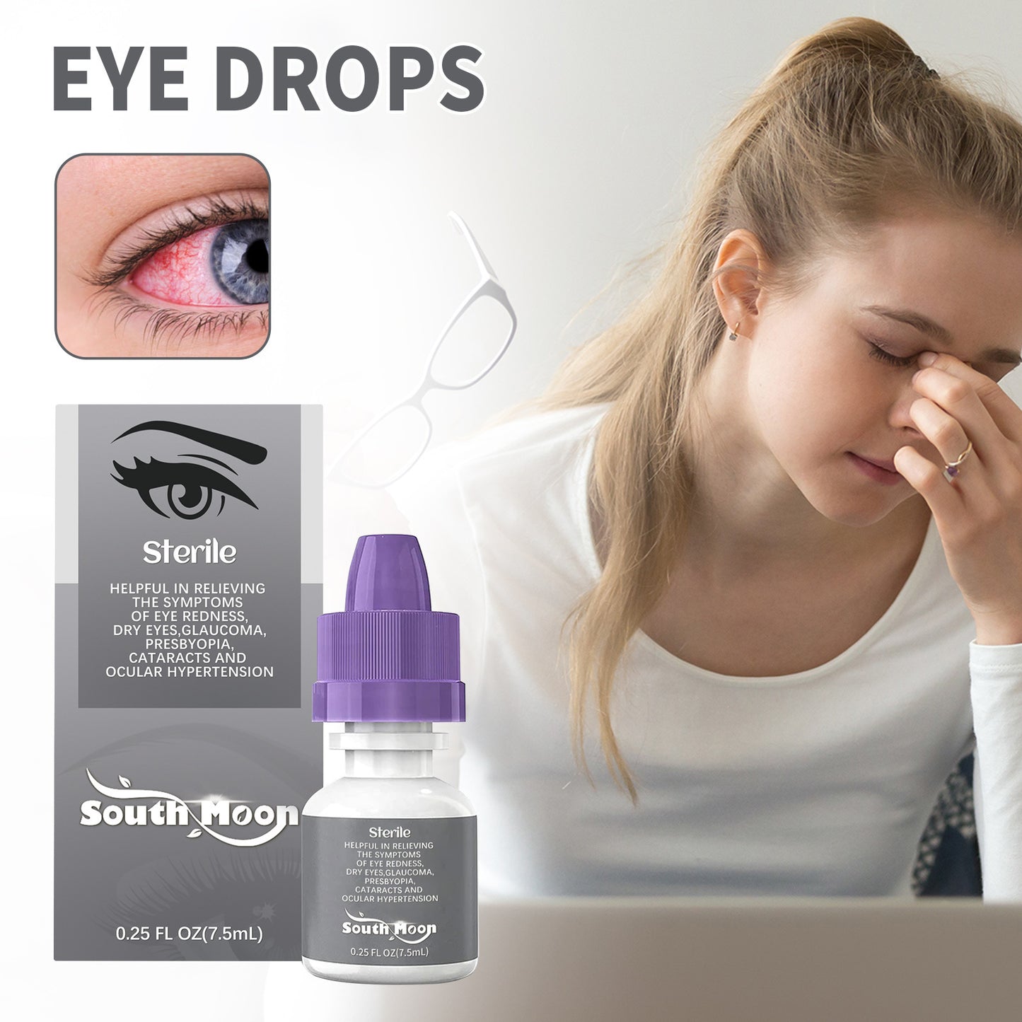 Eye Care Repair Eye Fatigue Dry Eye Red Dazzling Eye Care Solution