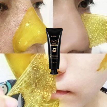 Gold Foil Snail Tear-Off Mask – Hydrating & Rejuvenating