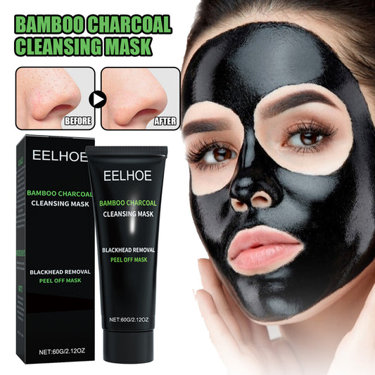Bamboo Charcoal Blackhead Removal Peel-Off Mask For Deep Pore Cleansing And T-Zone Oil Control